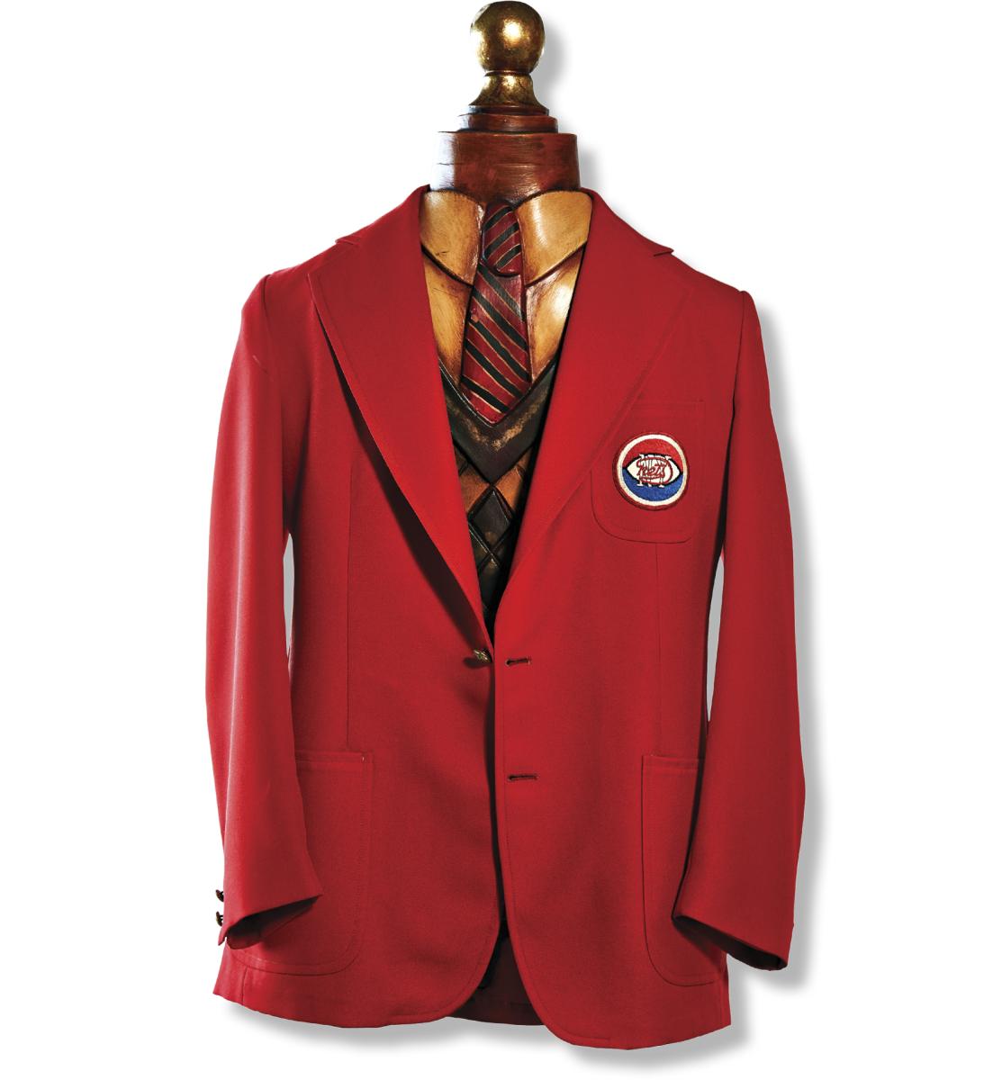 BLAZER Turetzky was easy to find during the ’76 championship locker room celebration thanks to the bright-red blazer he wore, which no longer smells of champagne.
